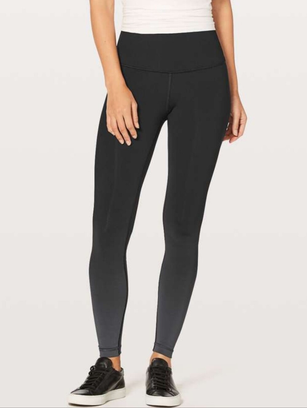 Lululemon Wunder Under  Leggings Ombre Black Gray Limited Edition Rare